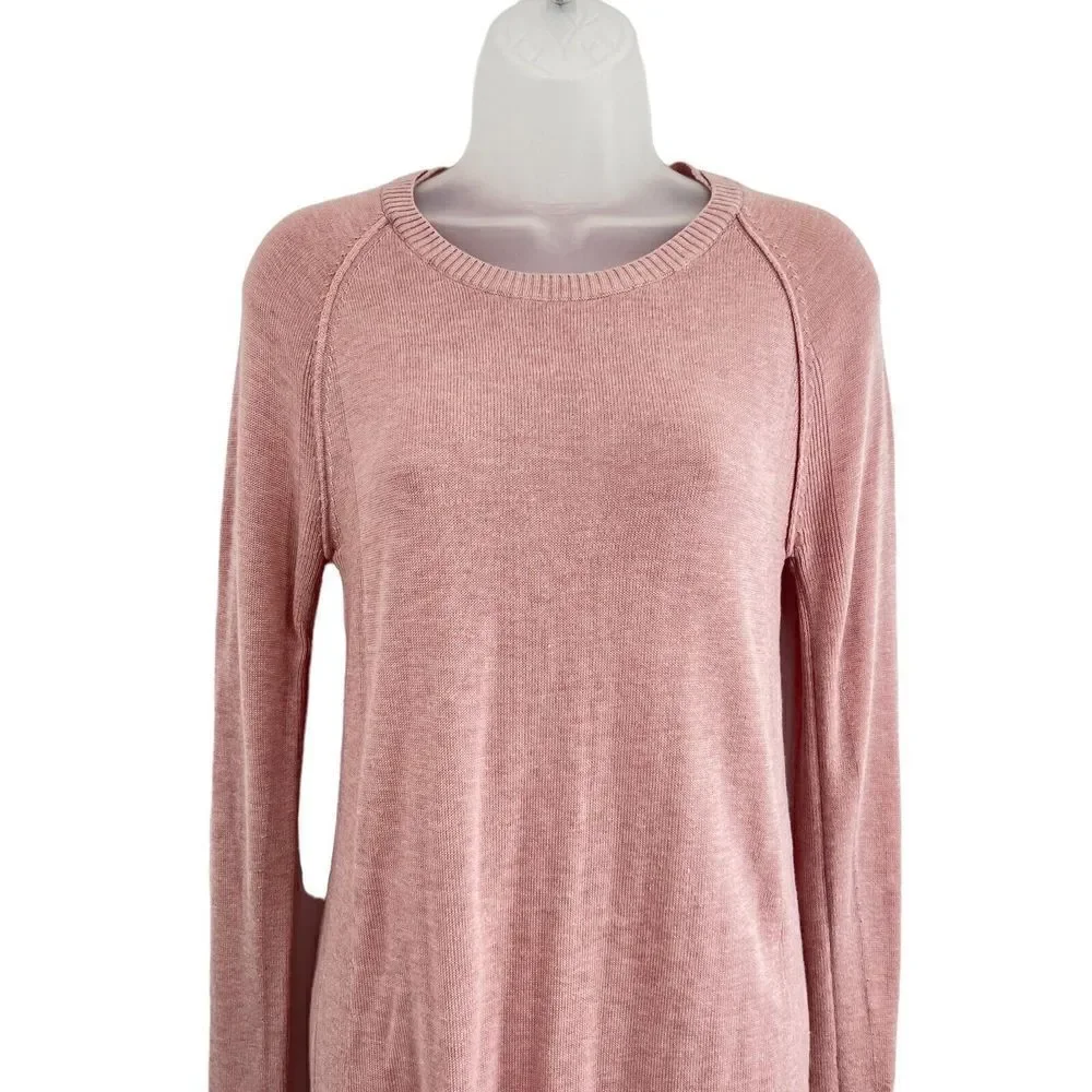 Lululemon Sunshine Coast Long Sleeve Heathered Mink Berry Women's Size 2